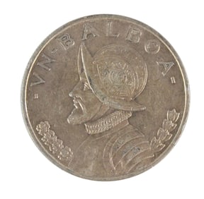 Twenty Panama Balboa .900 Silver Coins