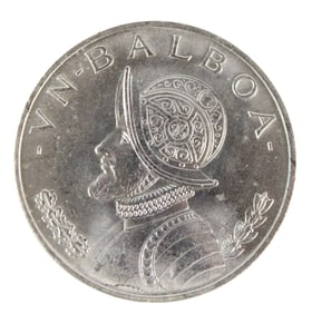 Seventeen Panama Balboa .900 Silver Coins