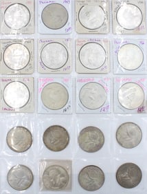 Twenty Panama Silver Coins