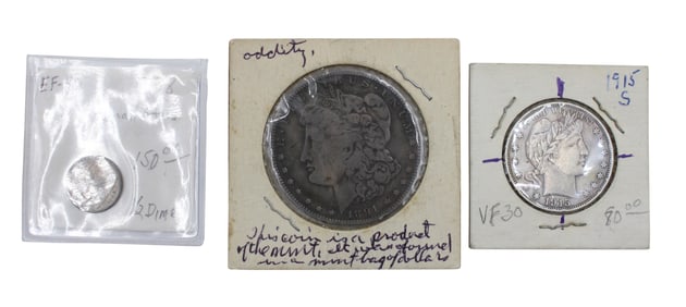 Three United States Silver Collector Coins