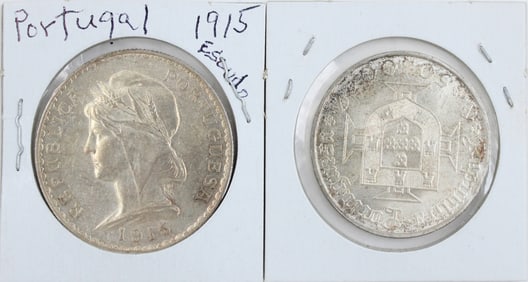 Twenty Three Portugal Silver Coins