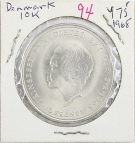 Thirty-Three Denmark Silver Coins