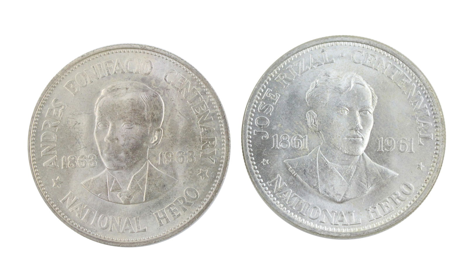 Fourteen Philippines Silver Coins (1 of 3)