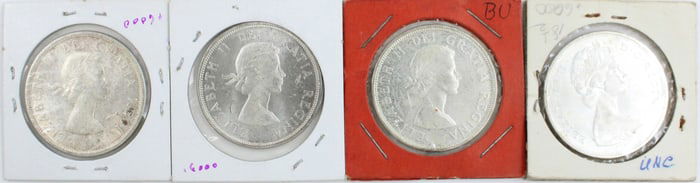 Thirty Canada Silver Coins