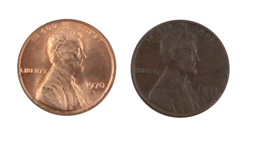 Large Collection of .950 Lincoln Wheat and Memorial Cents