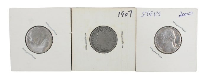 Group of Indian Head (Buffalo) and Jefferson Nickels