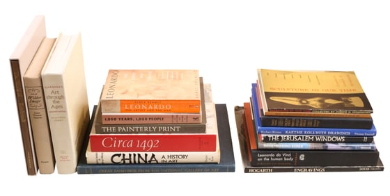 Assorted Books on Art