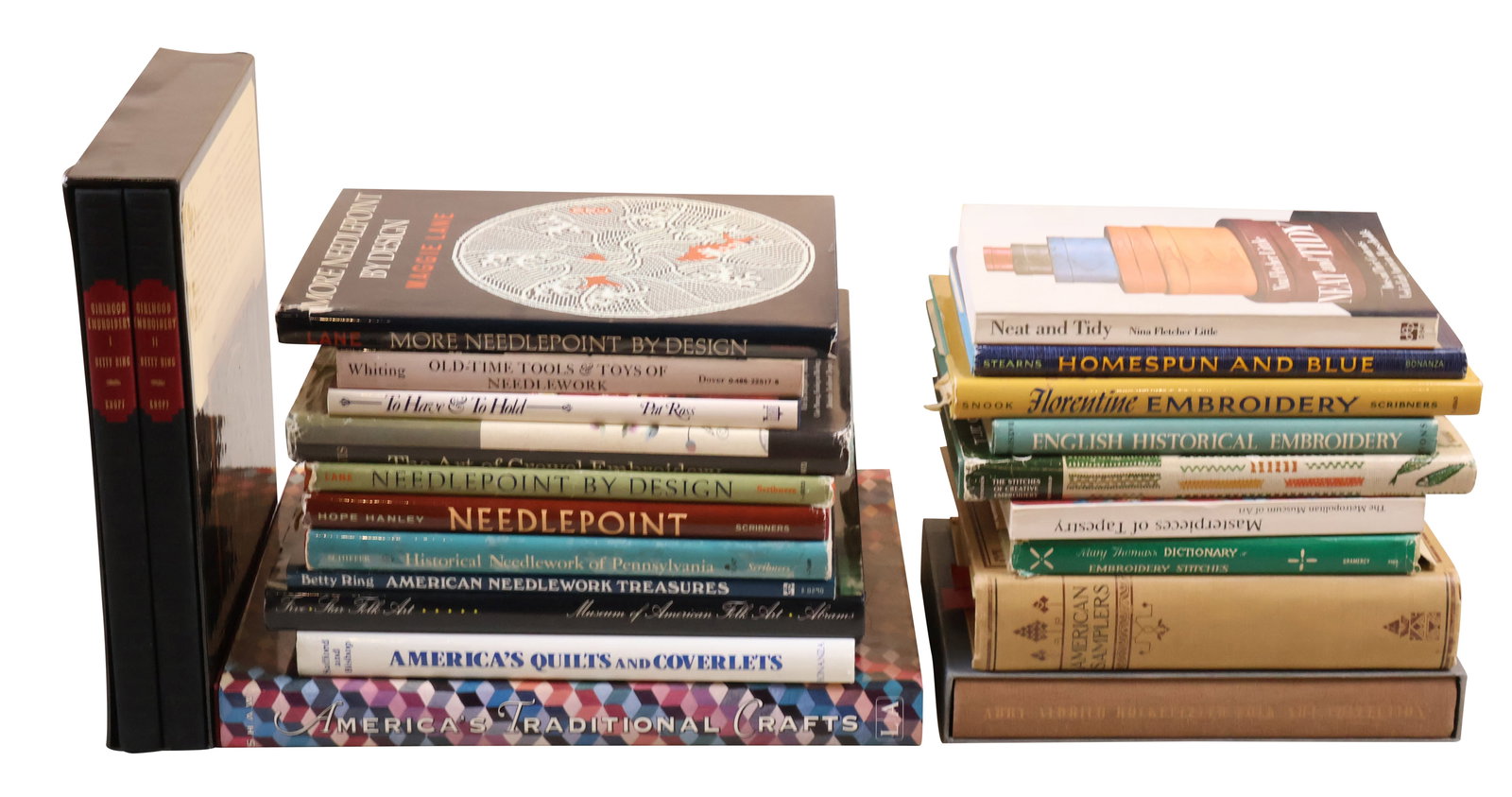 Books on Embroidery, Textiles, and Samplers (1 of 14)