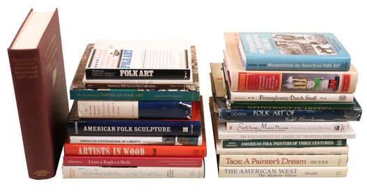 Books on American Folk Art, Sculpture, and Painting