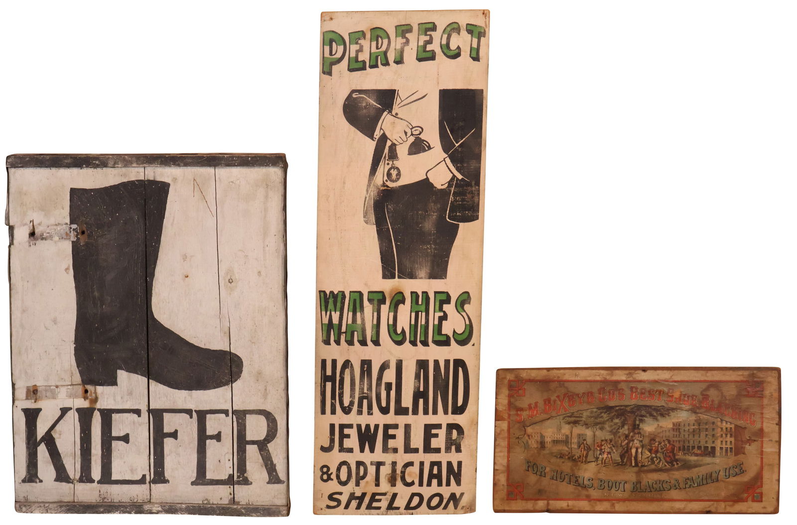 Three Vintage Wood Signs (1 of 12)