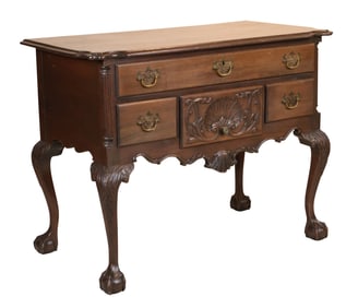 Chippendale Style Mahogany Lowboy