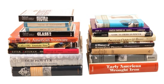 Books on American Metalwork and Porcelain