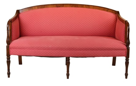 Federal Style Mahogany Settee