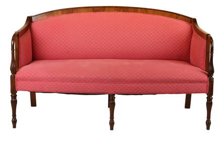 Federal Style Mahogany Settee (1 of 11)