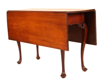 Queen Anne Cherrywood Drop Leaf Table