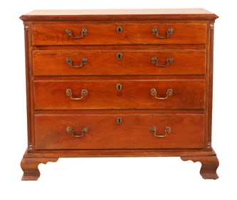 Federal Figured Walnut Chest of Drawers