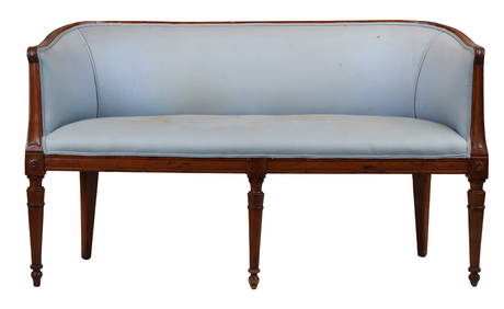 Federal Style Mahogany Settee (1 of 13)