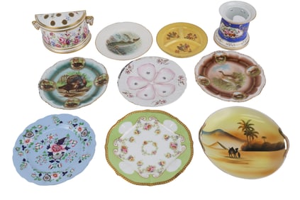 Ten Assorted Porcelain Table Articles