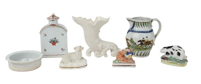 Three Staffordshire Pottery Figures