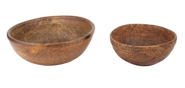 Two Burl Maple Bowls
