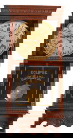 Oak Eclipse Regulator Calendar Clock (1 of 12)