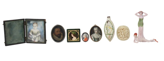 Five Portrait Miniatures