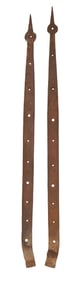 Pair of Cast-Iron Strap Hinges