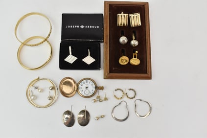 Group of Assorted Gentleman's and Ladies Jewelry