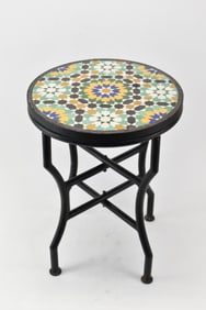 Modern Mosaic Top Occasional Table