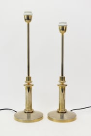 Pair of French Mid Century Adjustable Table Lamps