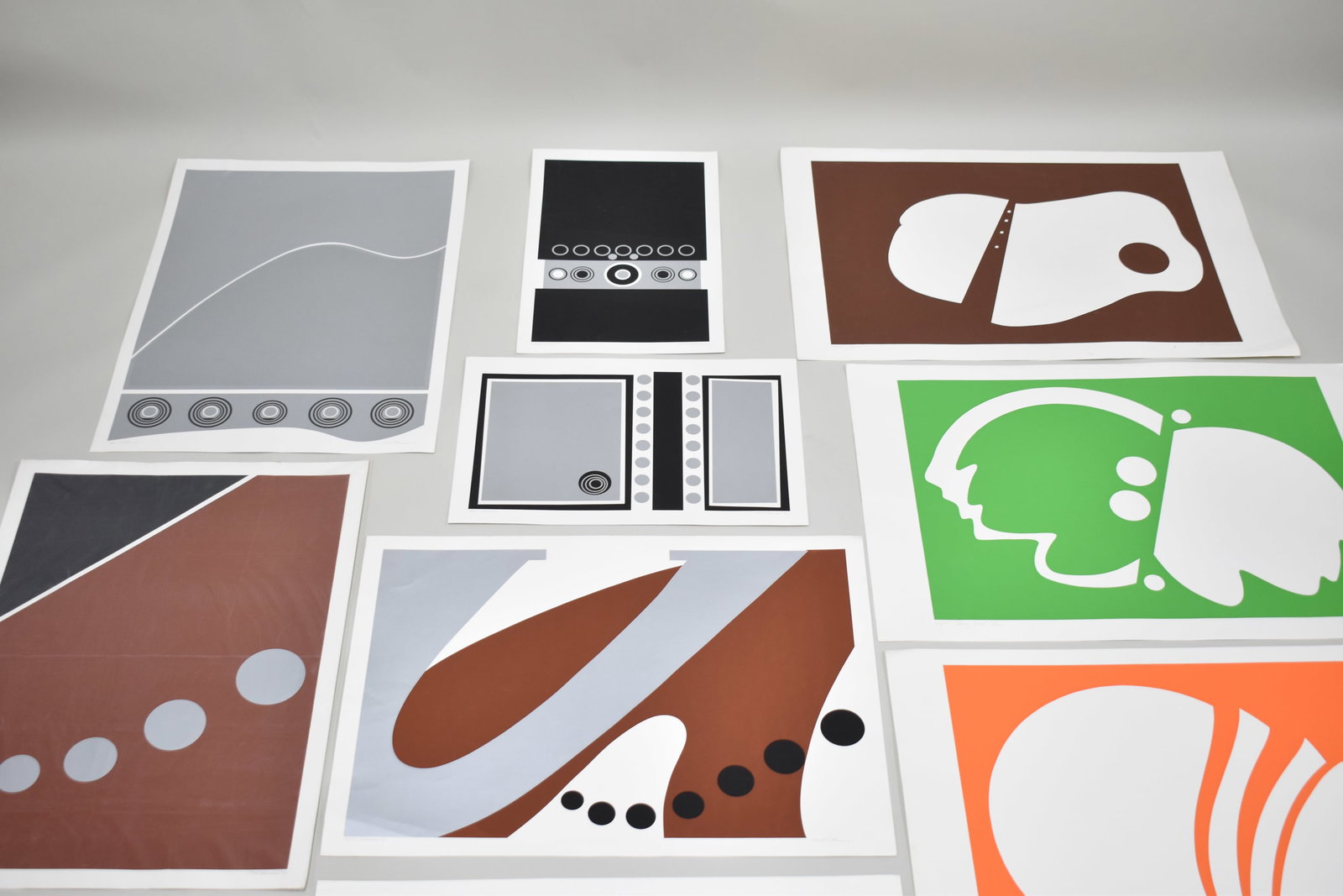 Three Sets of Mid-Century Modern Signed Prints (1 of 12)