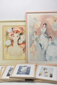 Group of Eight Framed Artworks