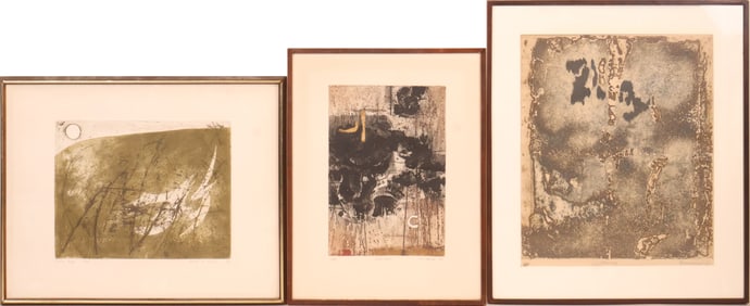 Earle Backen, 1927-2005, Dust Storm, Engraving