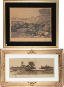 After Philip Reinagle, 1749-1833, Foxing Breaking Cover, Engraving