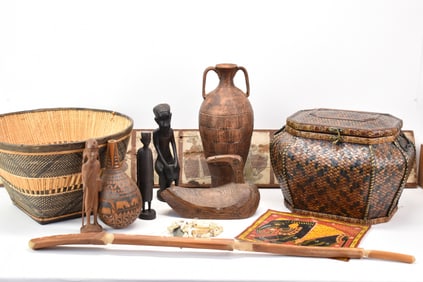 Group of Assorted Asian and African Articles