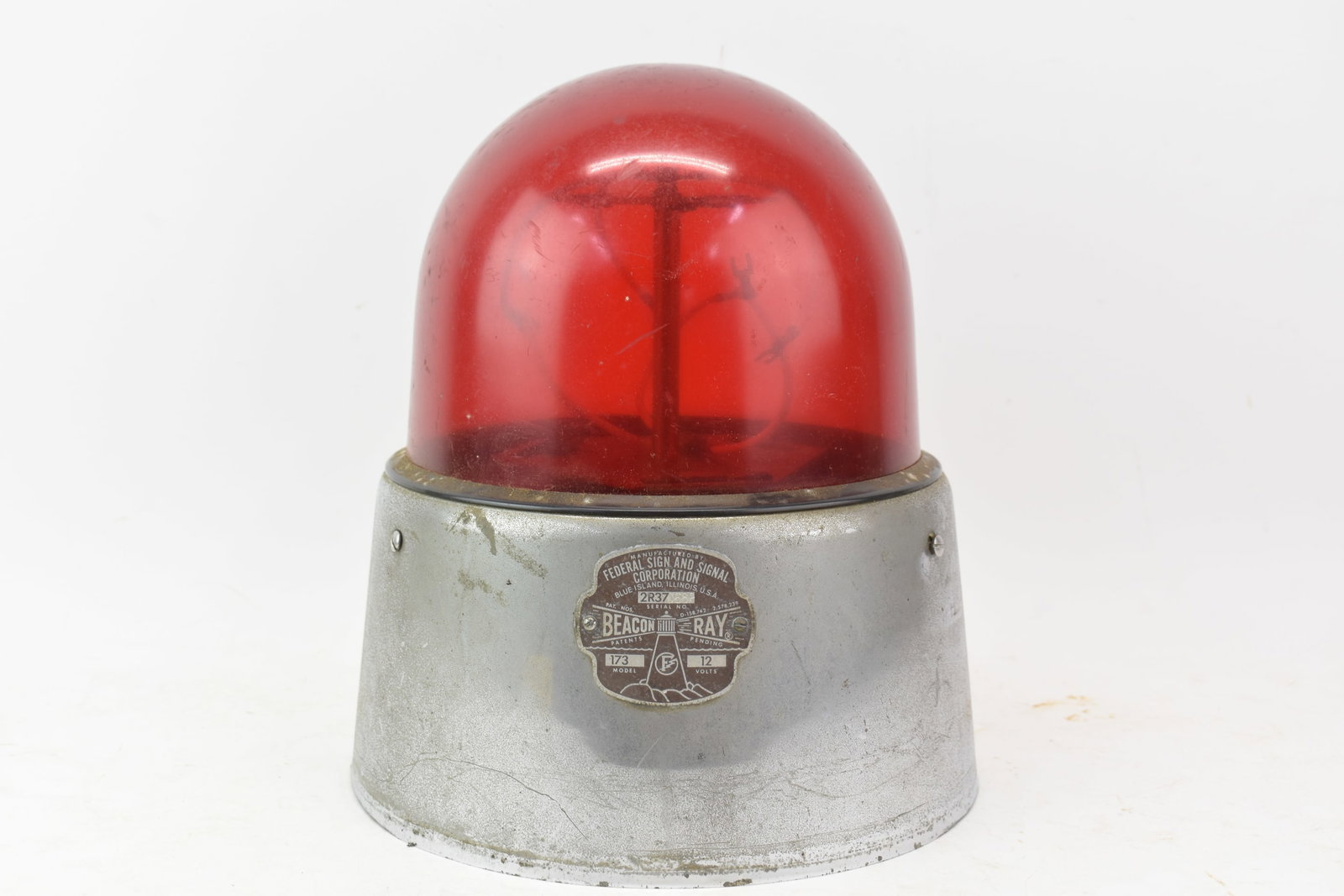Vintage Federal Signal Gumball Beacon Police Light (1 of 9)