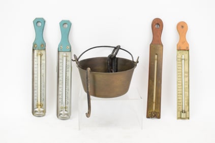 Group of Four Candy and Jelly Thermometers