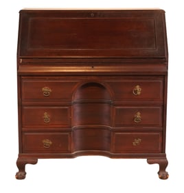 Georgian Style Mahogany Slant Front Desk
