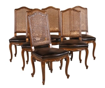 Six French Provincial Style Dining Chairs