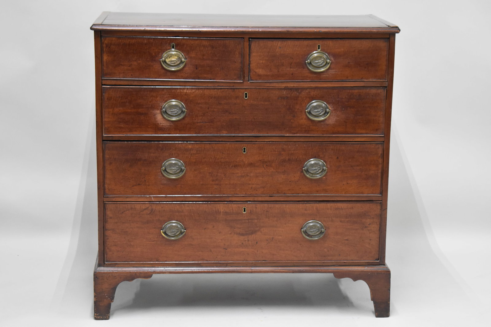 Antique George III Mahogany Chest of Drawers (1 of 14)