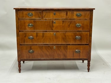 Antique Sheraton Chest Of Drawers