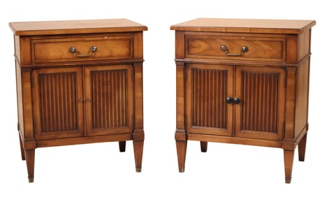 Two Heritage Oak Side Cabinets