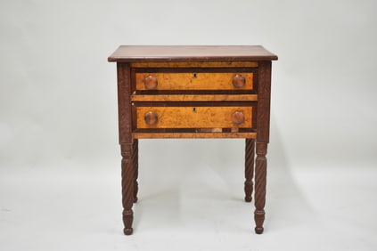Antique Two Draw Side Table