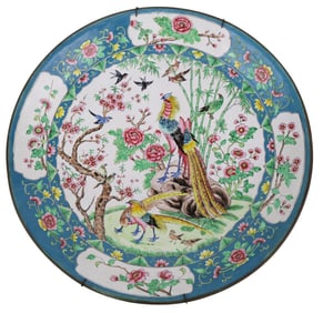 Chinese Canton Enamel Charger