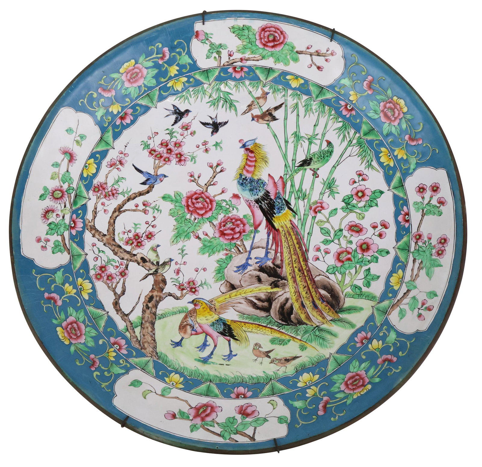 Chinese Canton Enamel Charger (1 of 10)