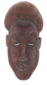 African Carved Wood Tribal Mask