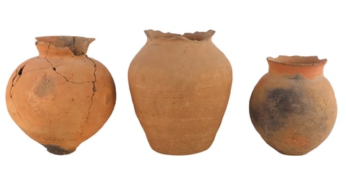 Three Early Pottery Jars