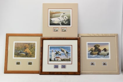 Four Assorted New Jersey Waterfowl Duck Stamps