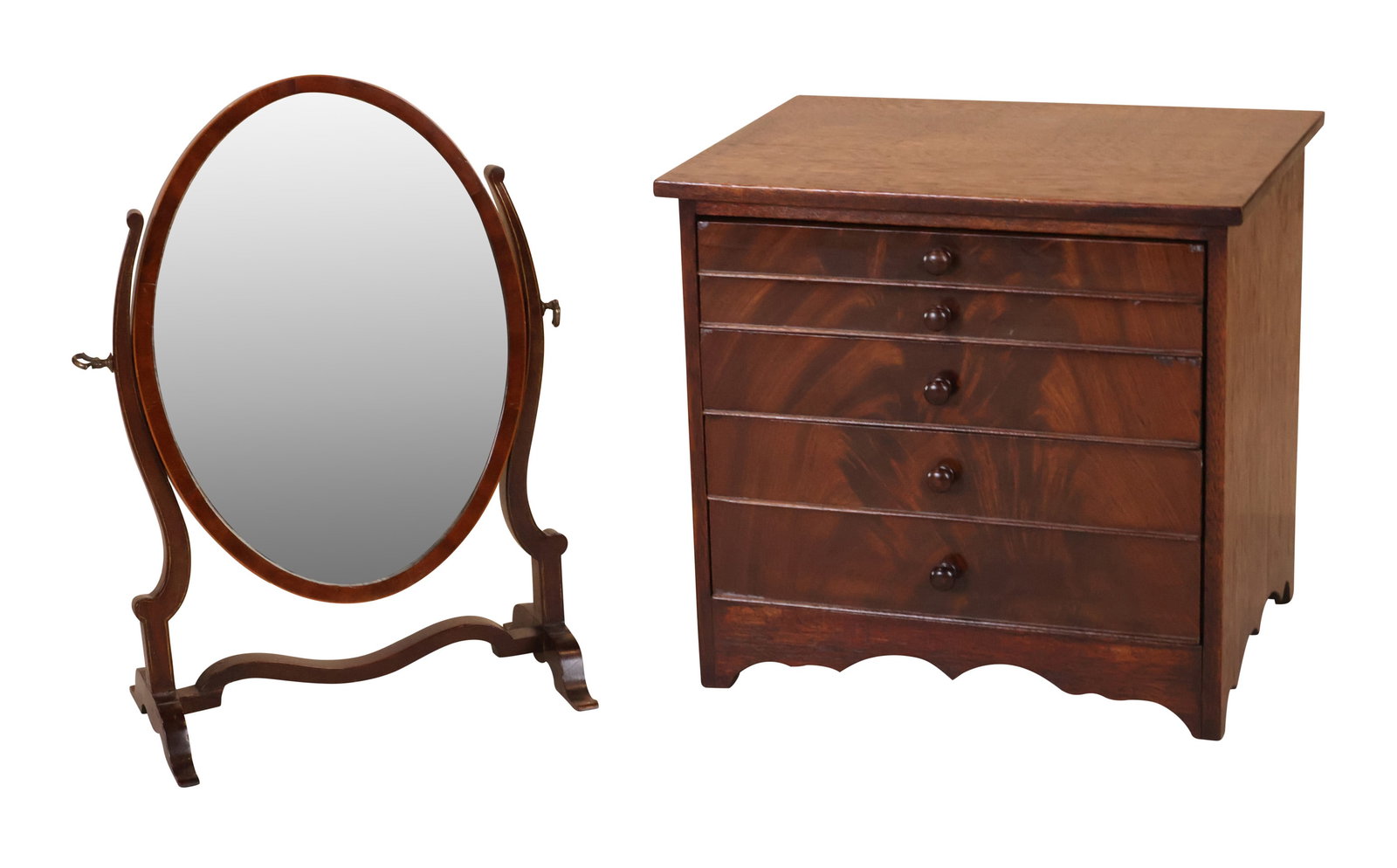 Victorian Mahogany Diminutive Chest of Drawers (1 of 7)