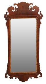 Chippendale Mahogany Parcel-Gilt Mirror